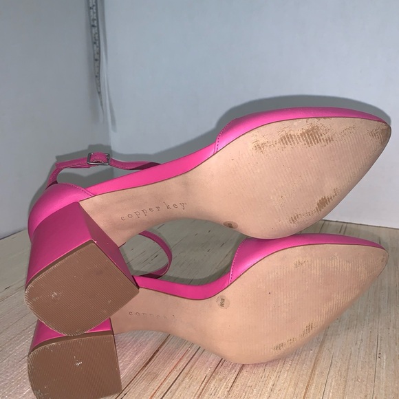 Copper Key -Pink Chunky 3” Heels - Picture 9 of 11